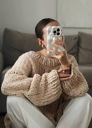 Базовый свитер оверсайз 5