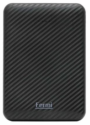 Power bank enrico fermi t40 зовнішній акумулятор errico fermi 10000 mah black