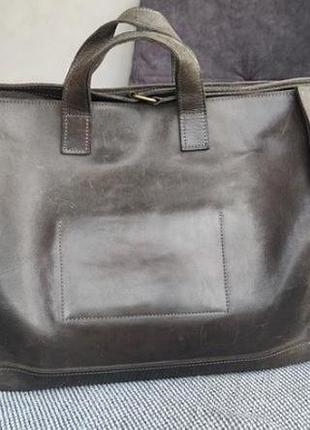Большая кожаная сумка