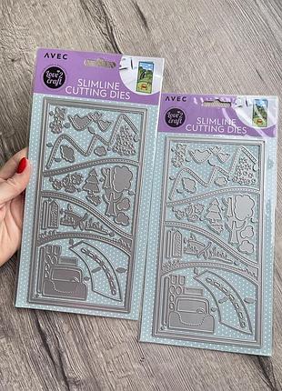 Шаблон, трафарет, матрица для вырезания и тиснения штампов.