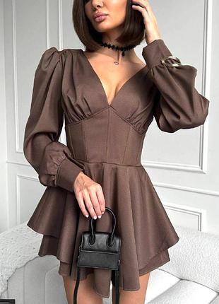 Сукня-комбінезон стильна вечірня