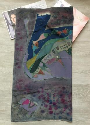 Красивый платок саржевый шелк