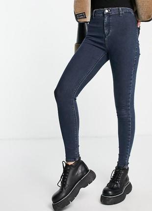 Джинсы скинни с высокой посадкой topshop joni  l-xl/14