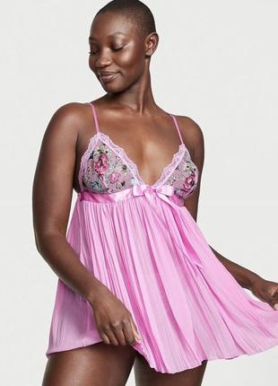 Идея подарок неймовиный комплект пеньюар бебидолл трусики от victoria’s secret
