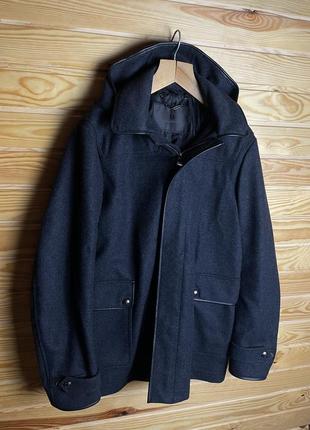 Мужская шерстяная куртка belstaff с капюшоном шерсть