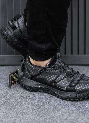 Мужские кроссовки nike jordans acg mountain fly low#x se gore-tex black/gray