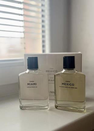 Мужские zara miami 90 ml zara mexico 90 ml новые из набора без упаковки