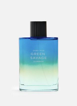 Мужские zara green savage 90 ml новые в упаковке