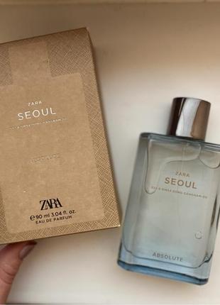 Чоловічі zara seoul absolute 100 ml нові запаковані