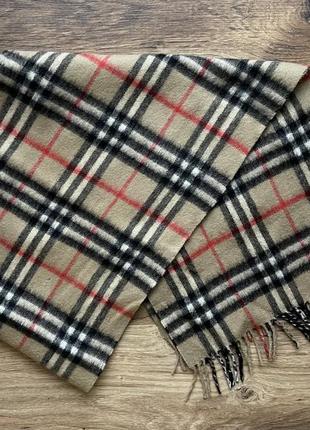 Burberry wool шарф женский
