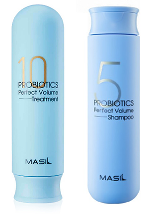 Masil probiotics perfect volume shampoo treatment шампунь і бальзам для об єму волосся