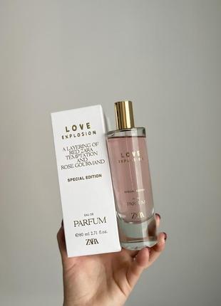 Парфум zara love explosion special edition 80 ml нові запаковані