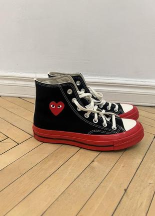 Кеди converse x comme des garçons