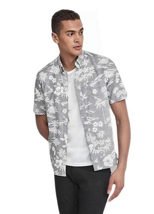 Сорочка шведка гавайка next slim fit