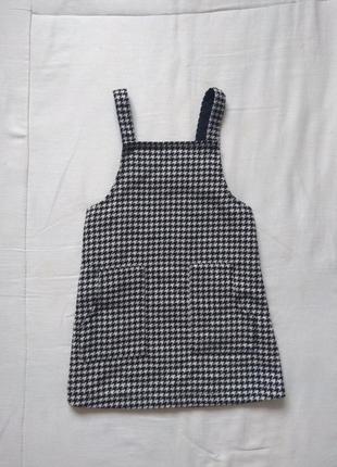 Сарафан теплый в гусиную лапку next 5 лет