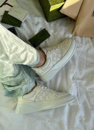 Кеди gucci gg sneakers white жіночі та чоловічі