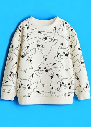 Світшот h&m для хлопчика пикачу 134 140