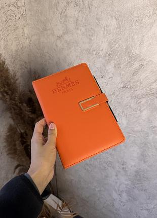 Блокнот hermes a5 + ручка