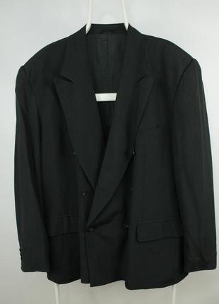 Винтажный двубортный блейзер пиджак circolo uomo double-breasted silk blazer jacket