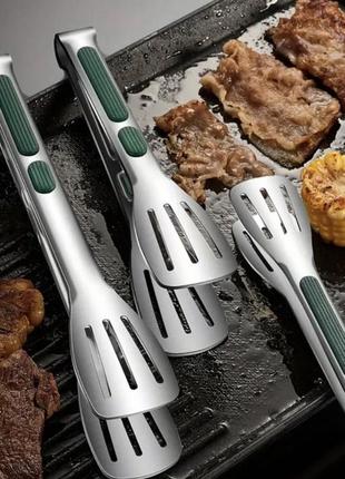 Щипцы кухонные инвентарь кухонный прочные металлические новые