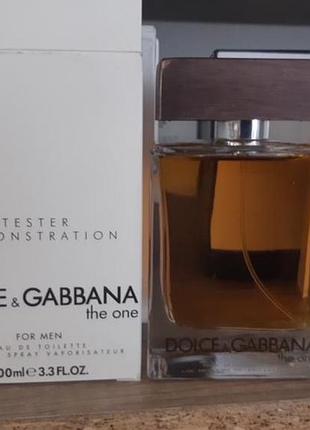 D&g the one man 100ml тестер оригиналу чоловіча туалетна вода