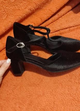 Туфлі туфли велюр для танців босоніжки босоножки