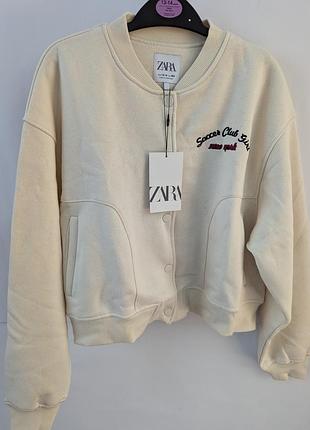Бомбер для девочки zara,13-14,164,тролютка,флис, оверсайз,спортивная,кофта,купить, свитшот,батник