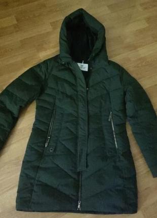 Курточка стьобана зимова подовжена