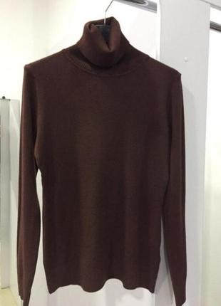 Гольф шоколадного цвета 48-50 размер
