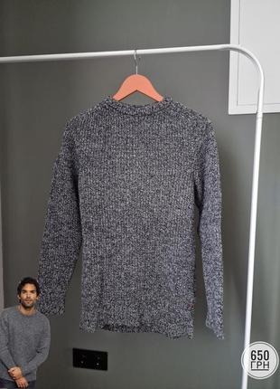 Светр сірий светр чоловічий светр superdry