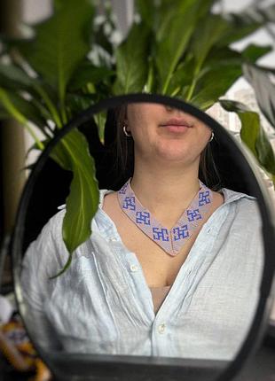 Прикраса з бісеру кольє