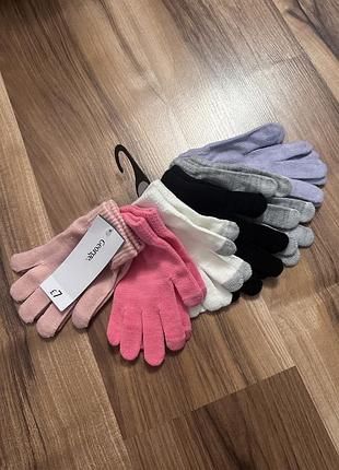 Перчатки george на дівчинку one size 3-7 років джордж рукавиці2 фото