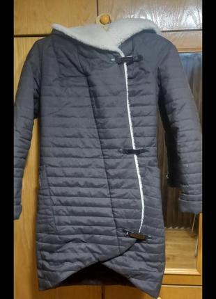 Женское пальто куртка б/к зимняя