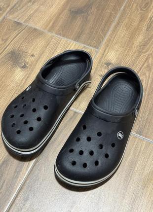 Кроксы мужские черные