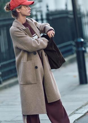 Вовняне пальто zara original spain пальто зара