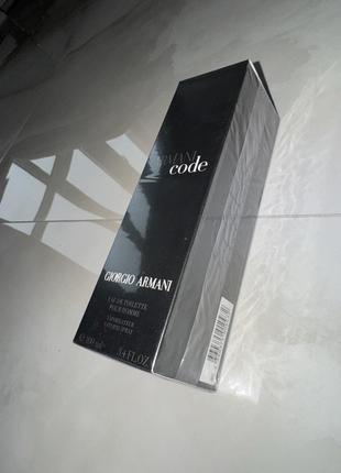 Armani code парфуми оригінал духи 100 мл в блістері