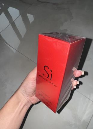 Si armani  парфуми оригінал духи 100 мл в блістері парфюм