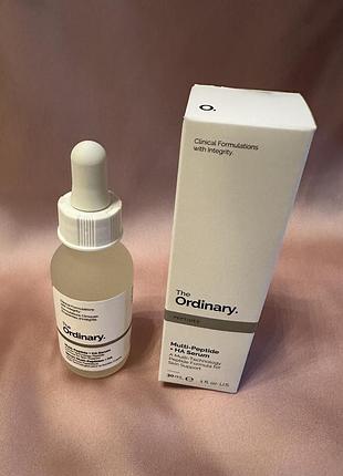 The ordinary multi-peptide + ha serum укрепляющая сыворотка для кожи лица