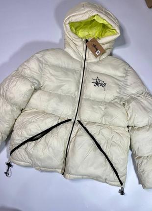 Очень теплый 🔥 пуховик stussy🔝💥