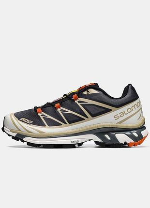 Мужские кроссовки salomon xt-6 'india ink safari' v / smb