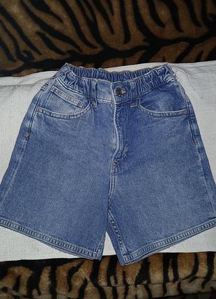 Шорты брендовые джинсовые детские