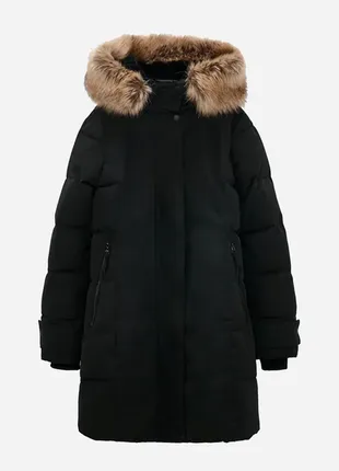 Водо/витро-защитный утепленный зимний пуховик zara