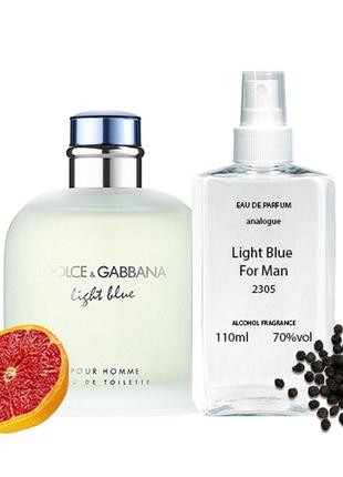 Парфумована вода light blue for man, 110 мл.