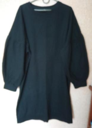 Крутое платье с объемным рукавом 3