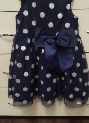Платье нарядное для девочки h&m 92