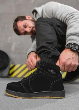 ❄️ чоловічі кросівки зимові, замша, хутро, термо, gore-tex, розпродаж ❄️