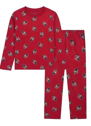 Костюм красный унисекс polo ralph lauren пижама домашний комплект прогулочный