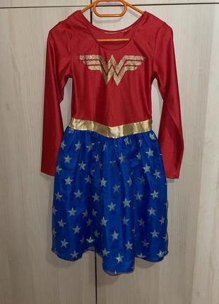 Wonder woman dc чудо женщина платьевая костюм