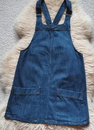 Сарафан джинсовый topshop джинсовое платье на бретелях джинсовое короткое платье