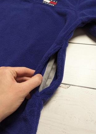 Оригинал мужская винтажная флисовая кофта 90-х tommy hilfiger vintage 90th / флиска...